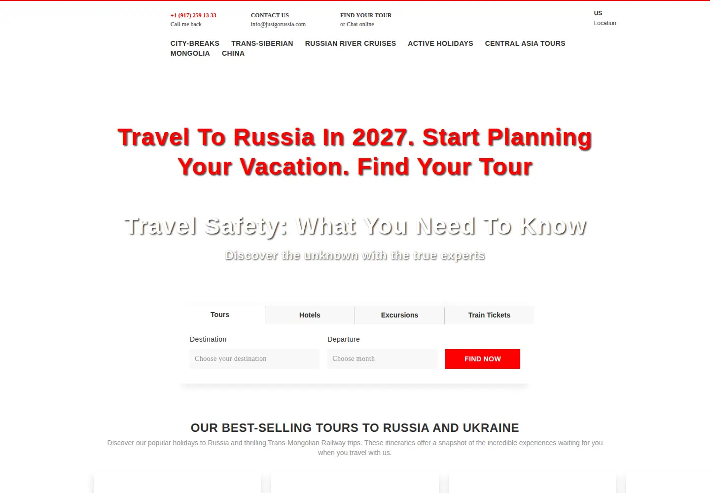 Screenshot of justgorussia.com