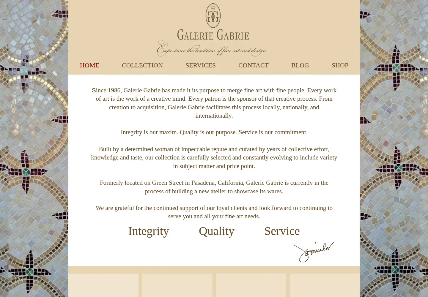 Screenshot of gabrie.com