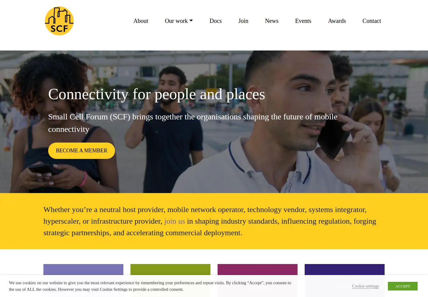 Screenshot of smallcellforum.org