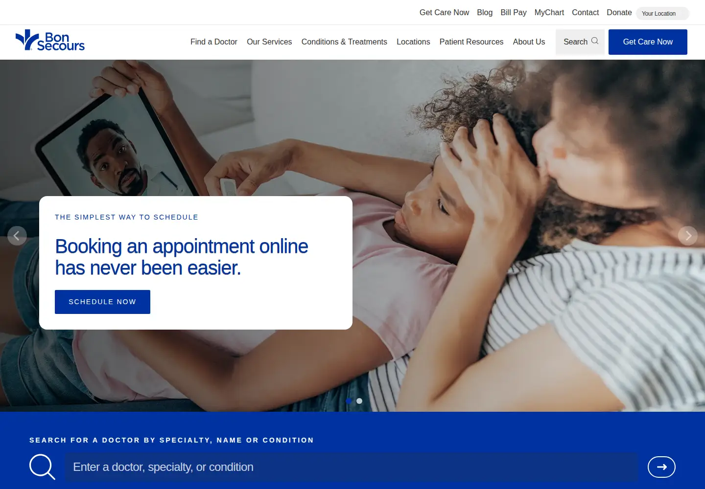 Screenshot of stfrancishealth.org