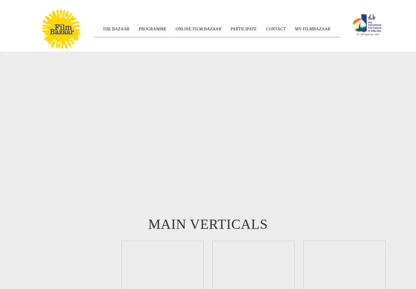 Captured homepage of filmbazaarindia.com in the current scan