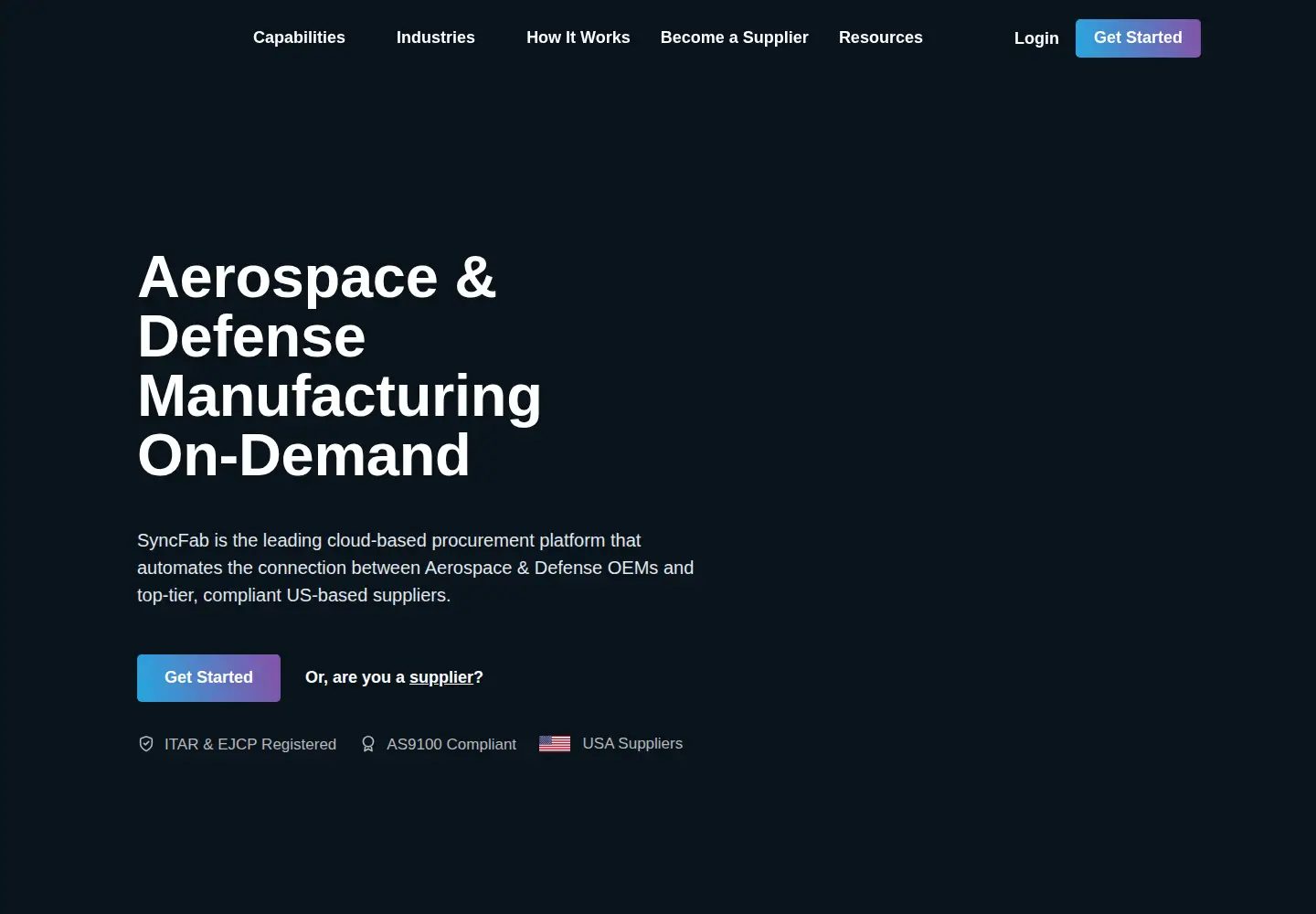 Screenshot of syncfab.com