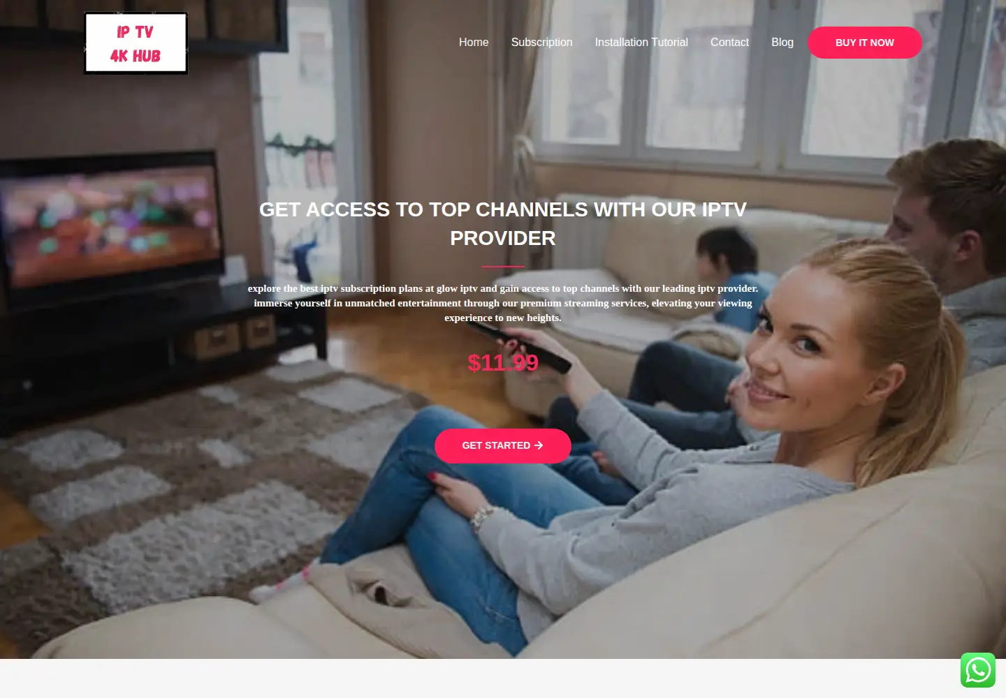 Screenshot of glowiphub.com