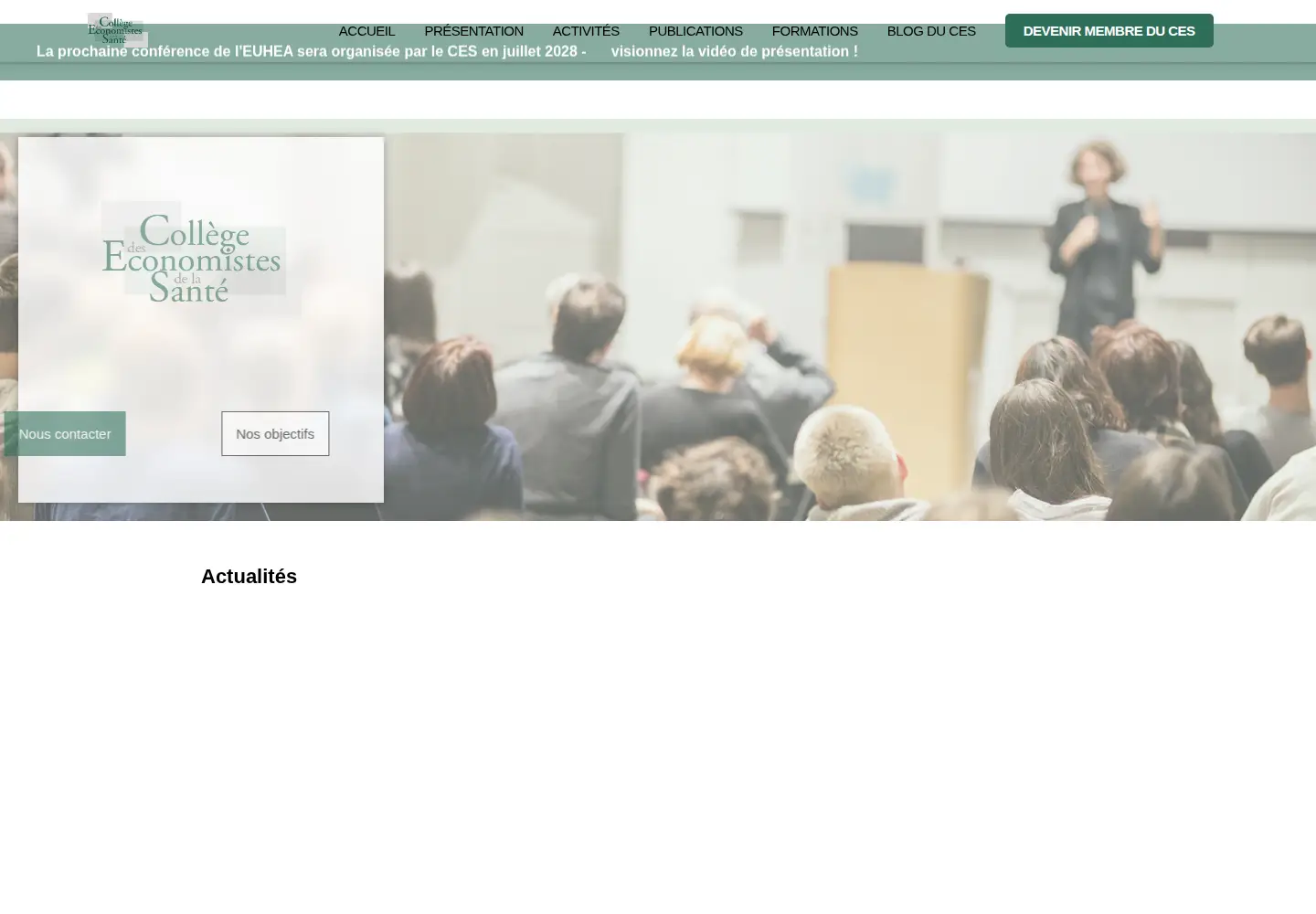 Screenshot of ces-asso.org