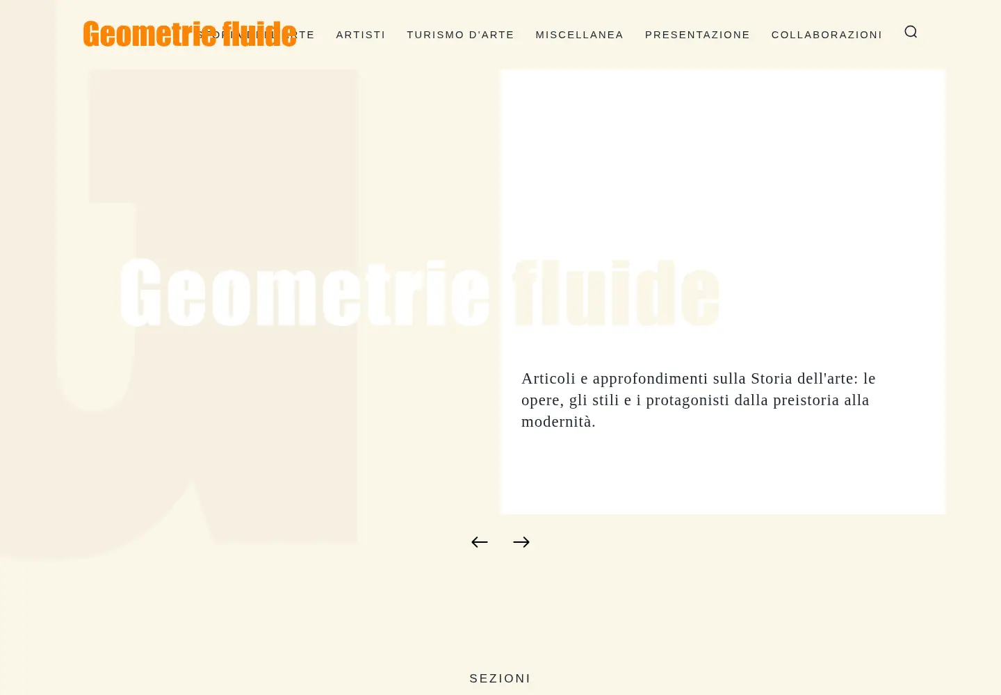 Screenshot of geometriefluide.com