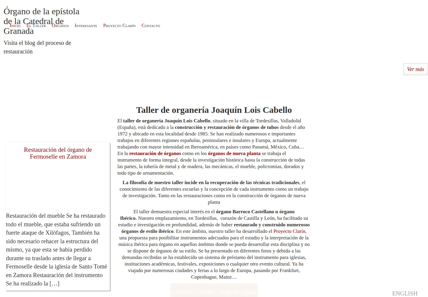 Screenshot of joaquinlois.com