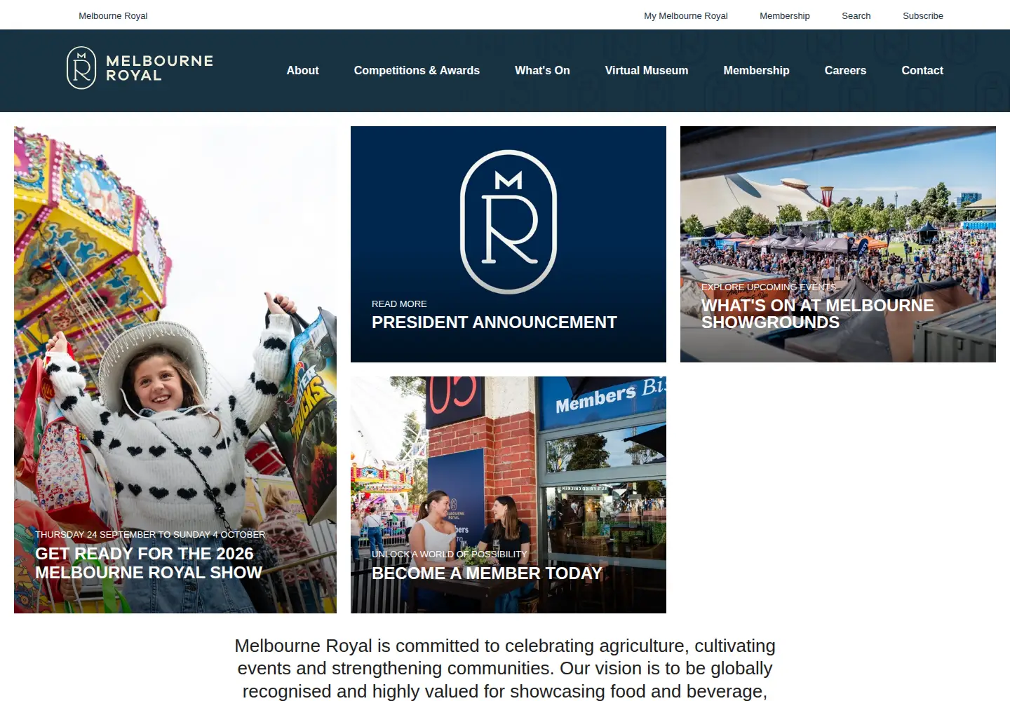 Screenshot of rasv.com.au