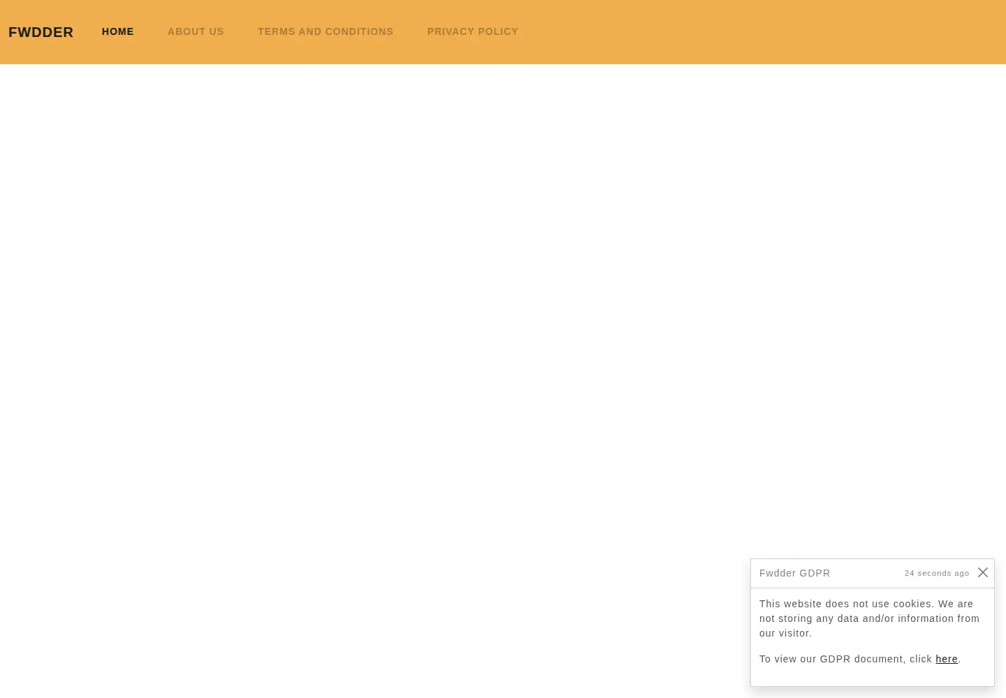 Screenshot of fwdder.com