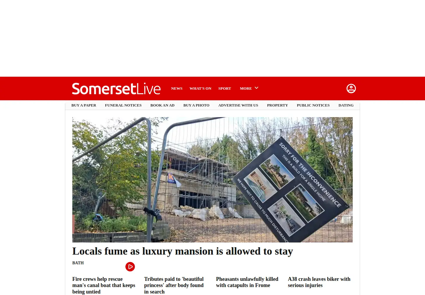 Screenshot of cheddarvalleygazette.co.uk