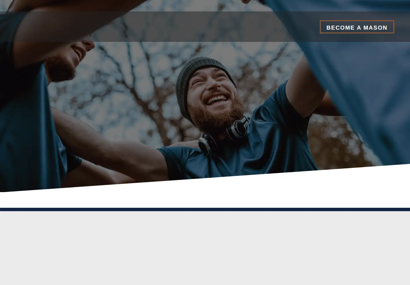 Captured homepage of nymasons.org in the current scan