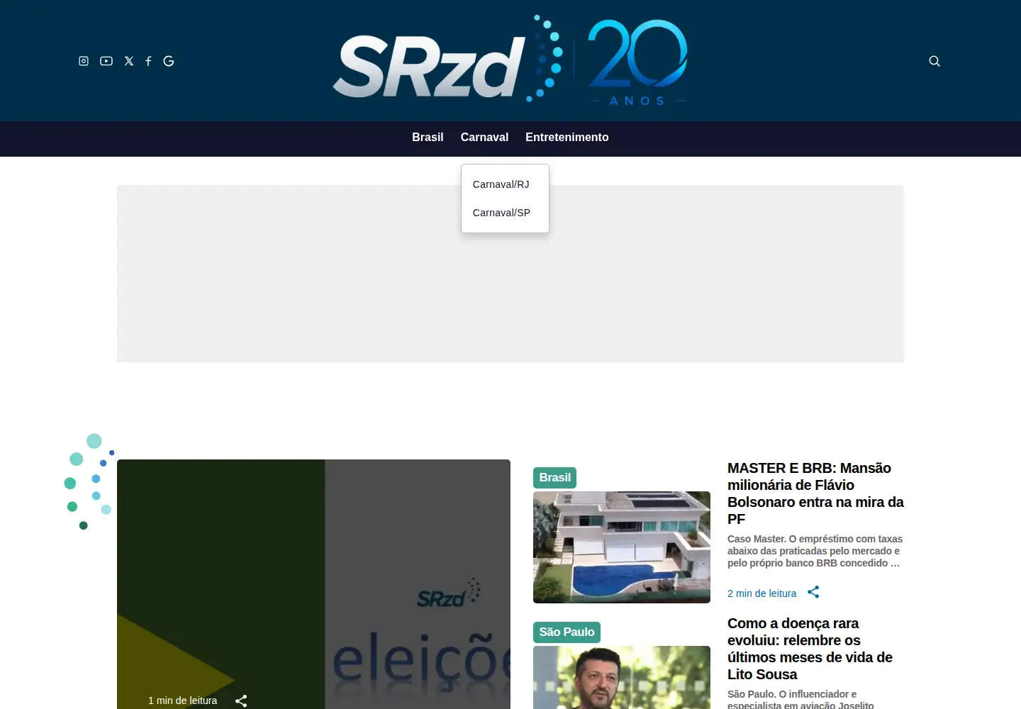 Screenshot of sidneyrezende.com