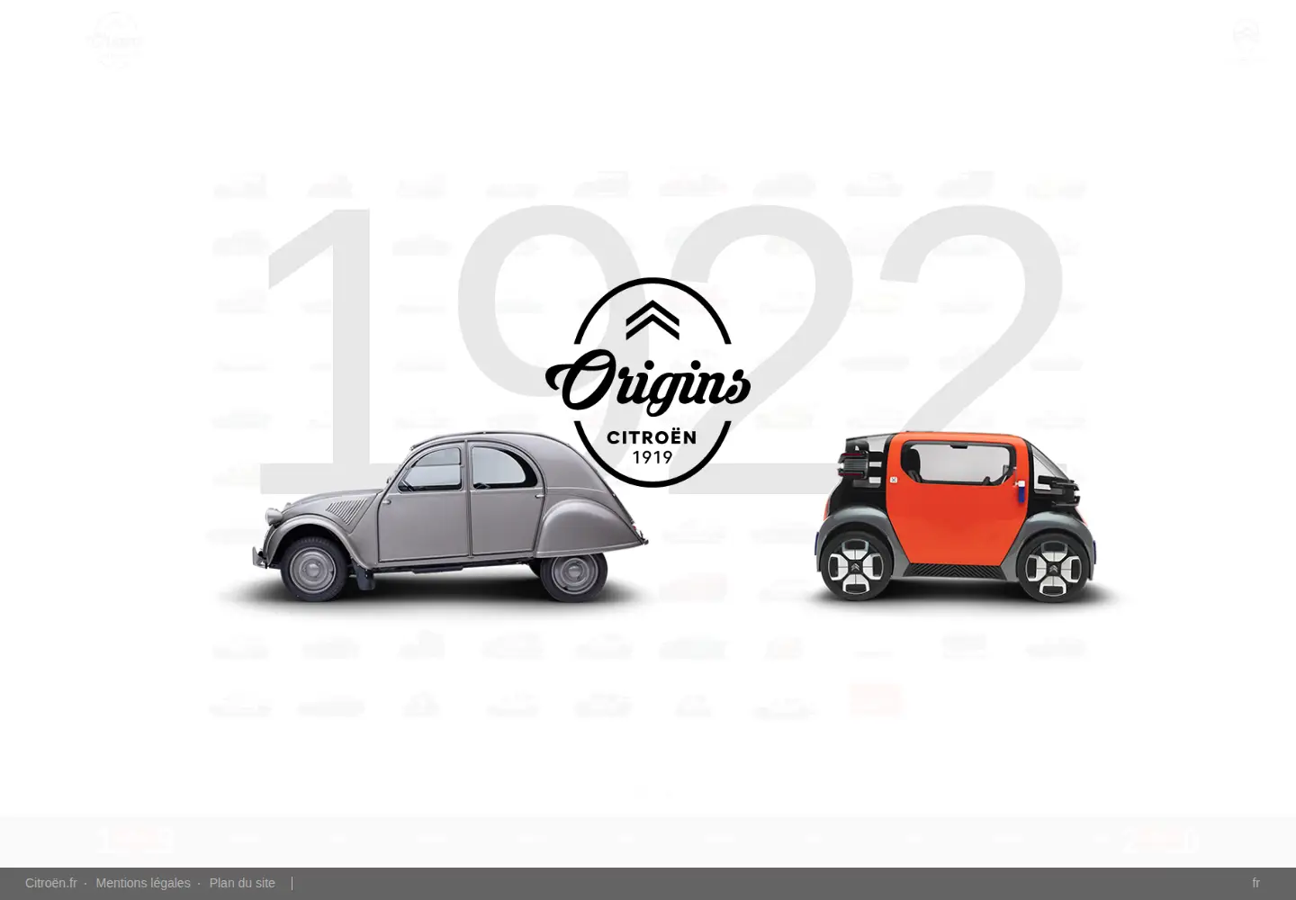 Screenshot of citroenorigins.fr