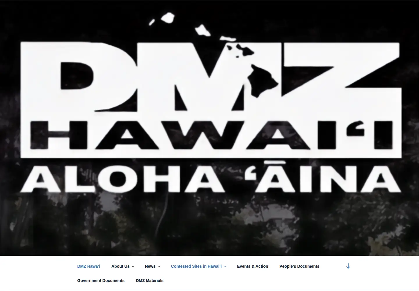 Screenshot of dmzhawaii.org
