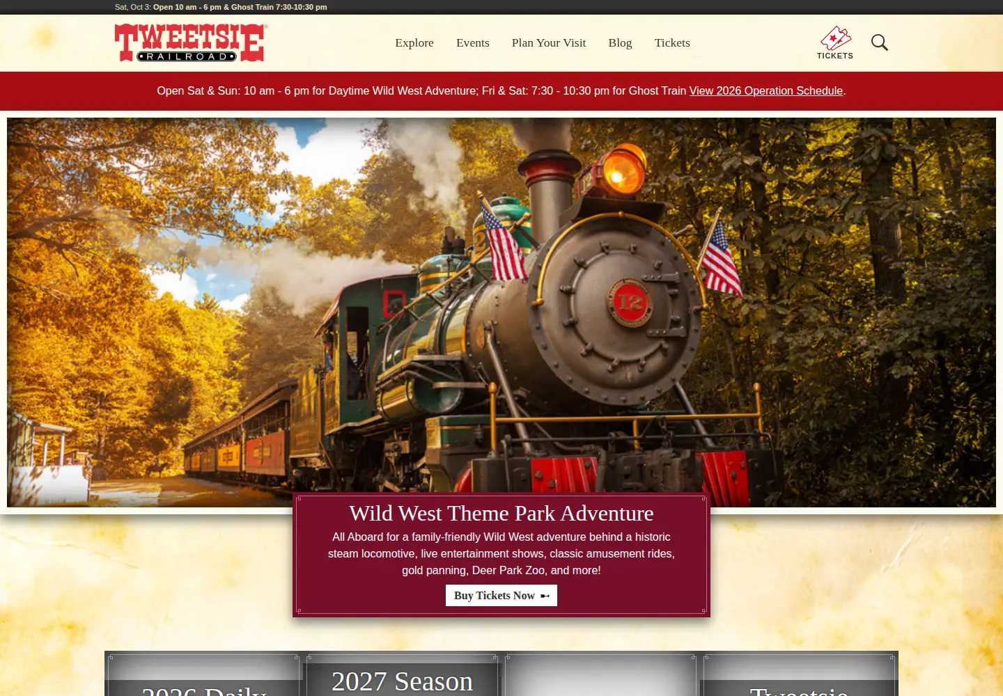 Screenshot of tweetsie.com