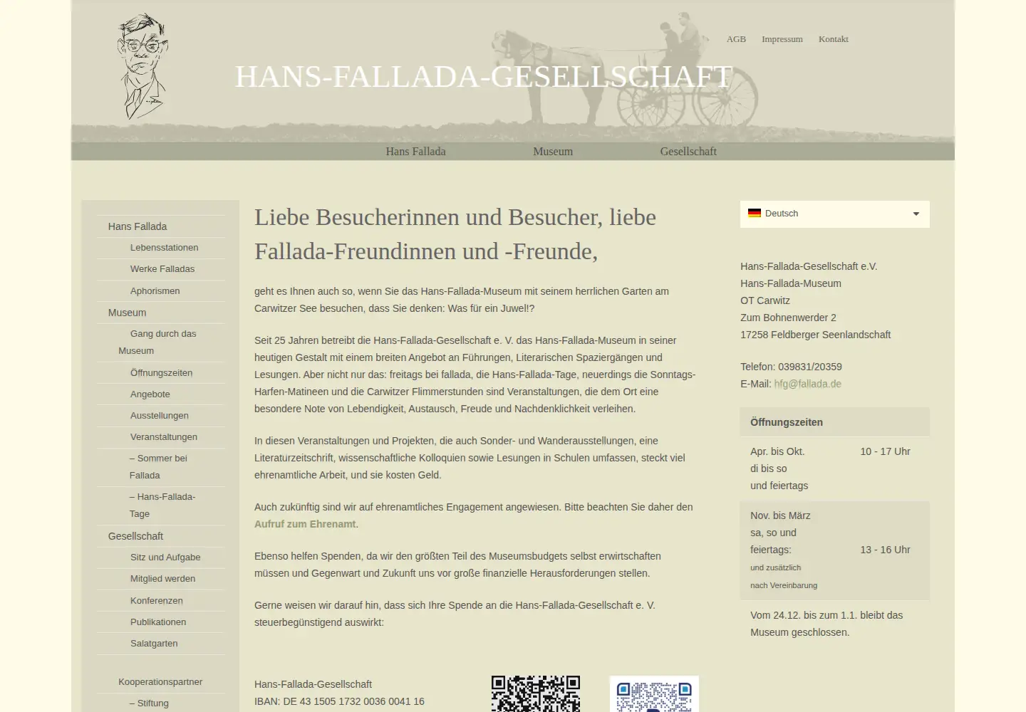Screenshot of fallada.de