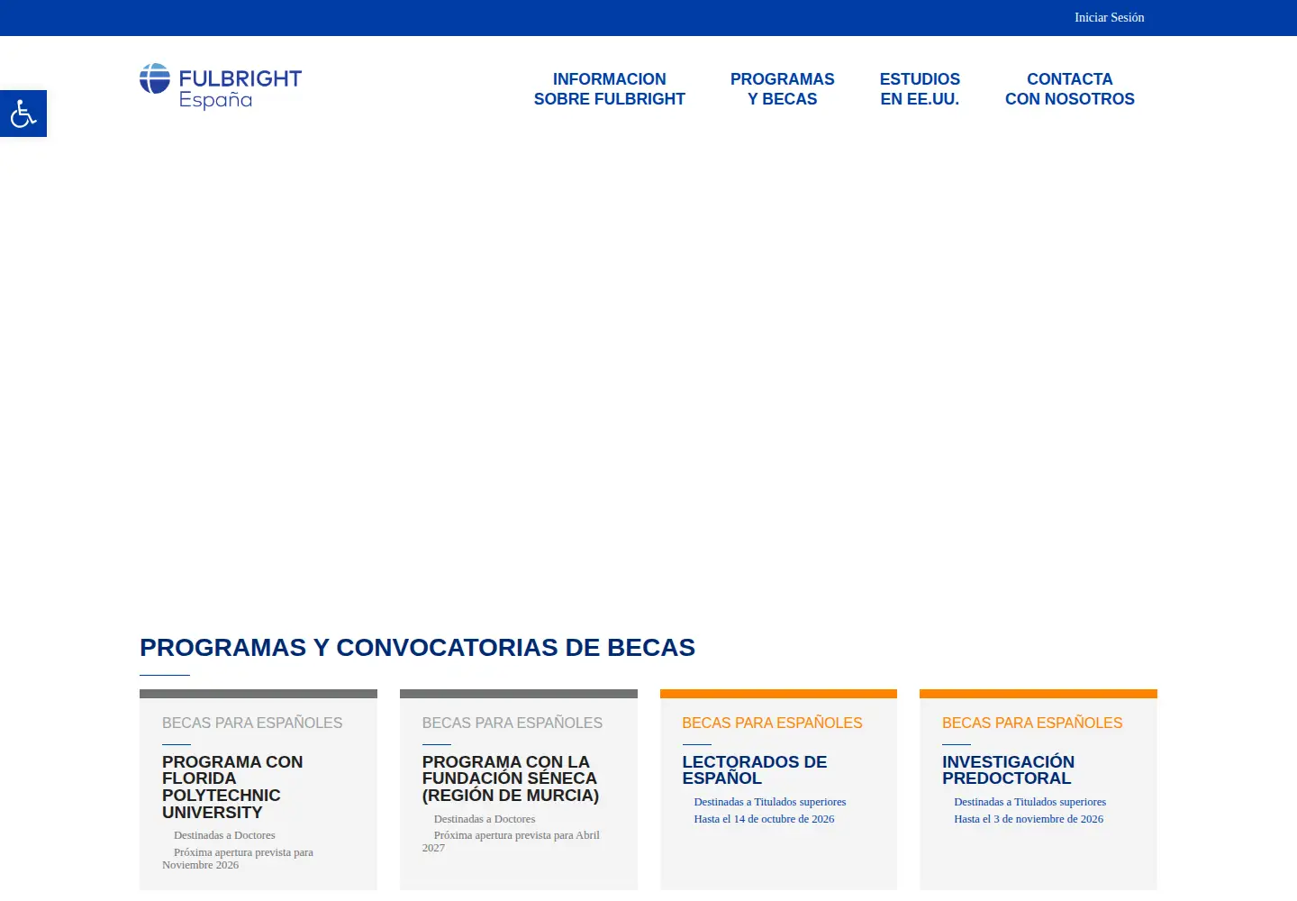 Screenshot of fulbright.es
