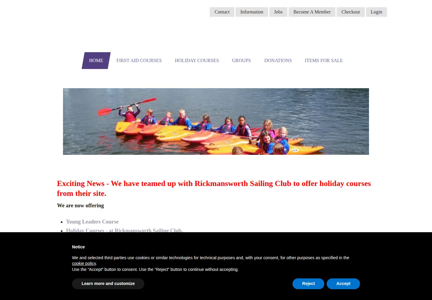 Screenshot of hoac.net