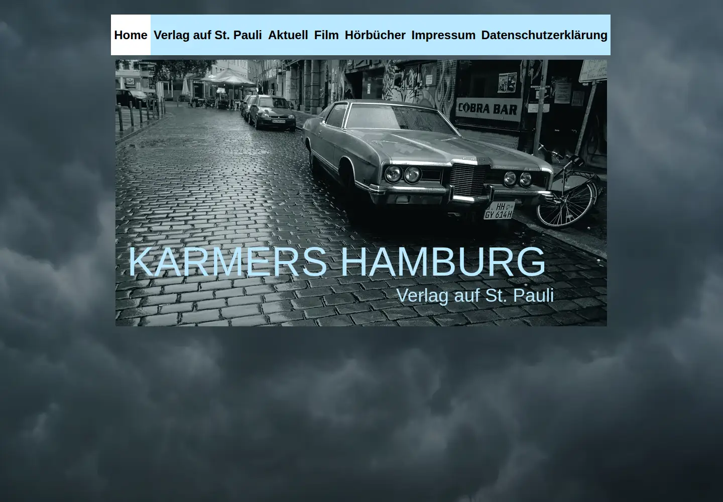 Captured homepage of karmers-hamburg.com in the current scan