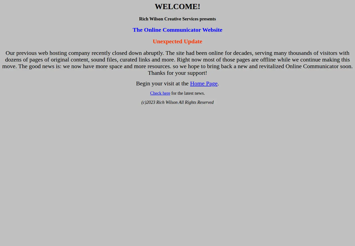 Screenshot of online-communicator.com