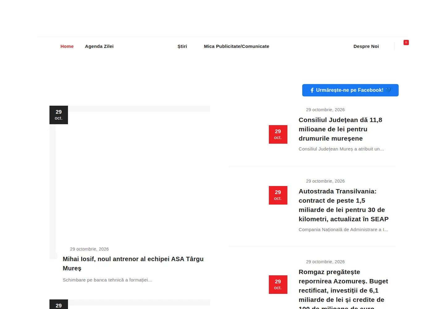 Captured homepage of cuvantul-liber.ro in the current scan