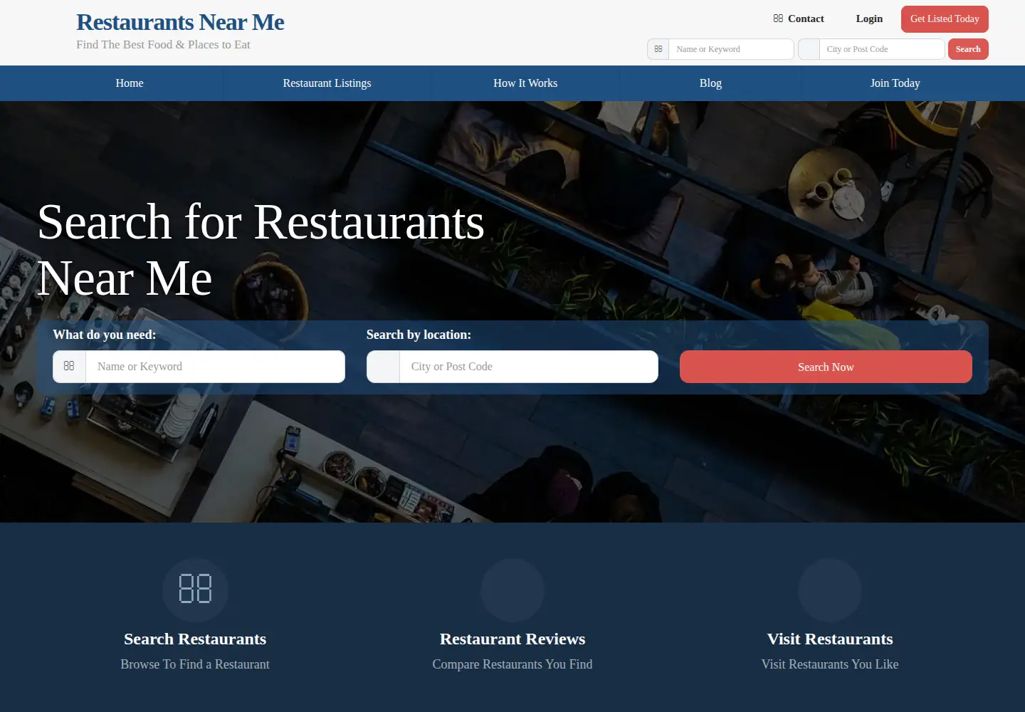 Screenshot of eat-online.net
