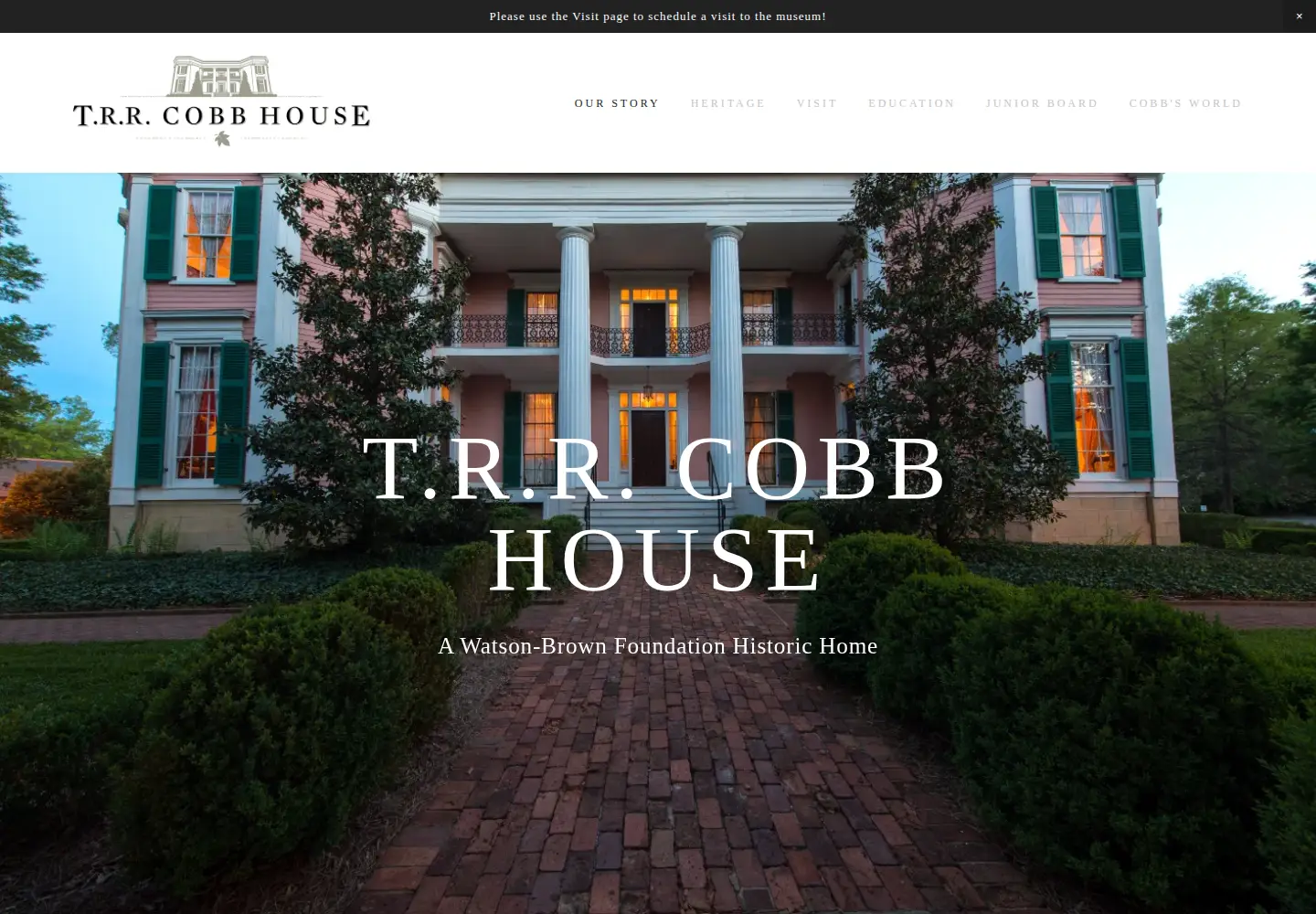 Screenshot of trrcobbhouse.org