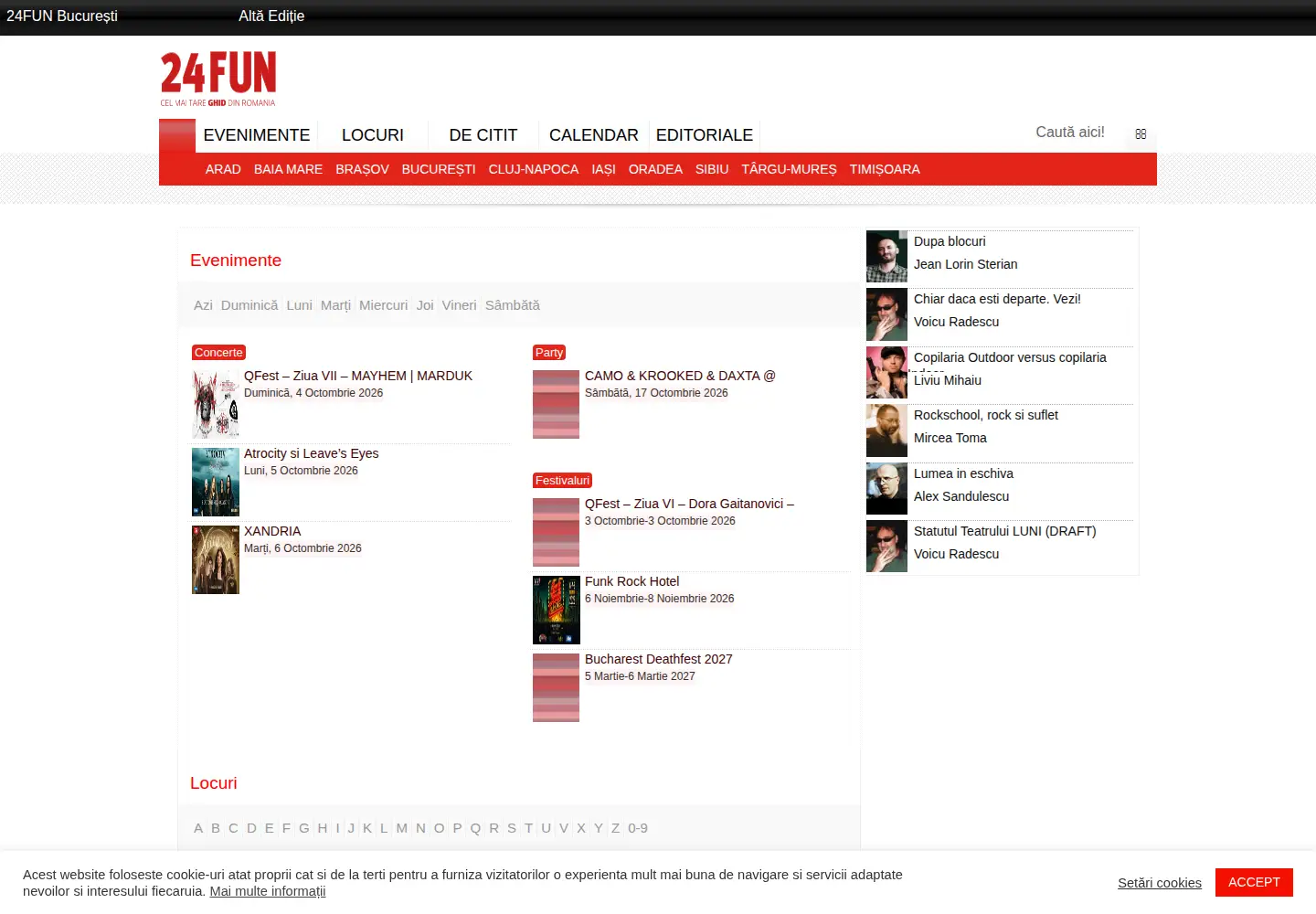 Screenshot of 24fun.ro