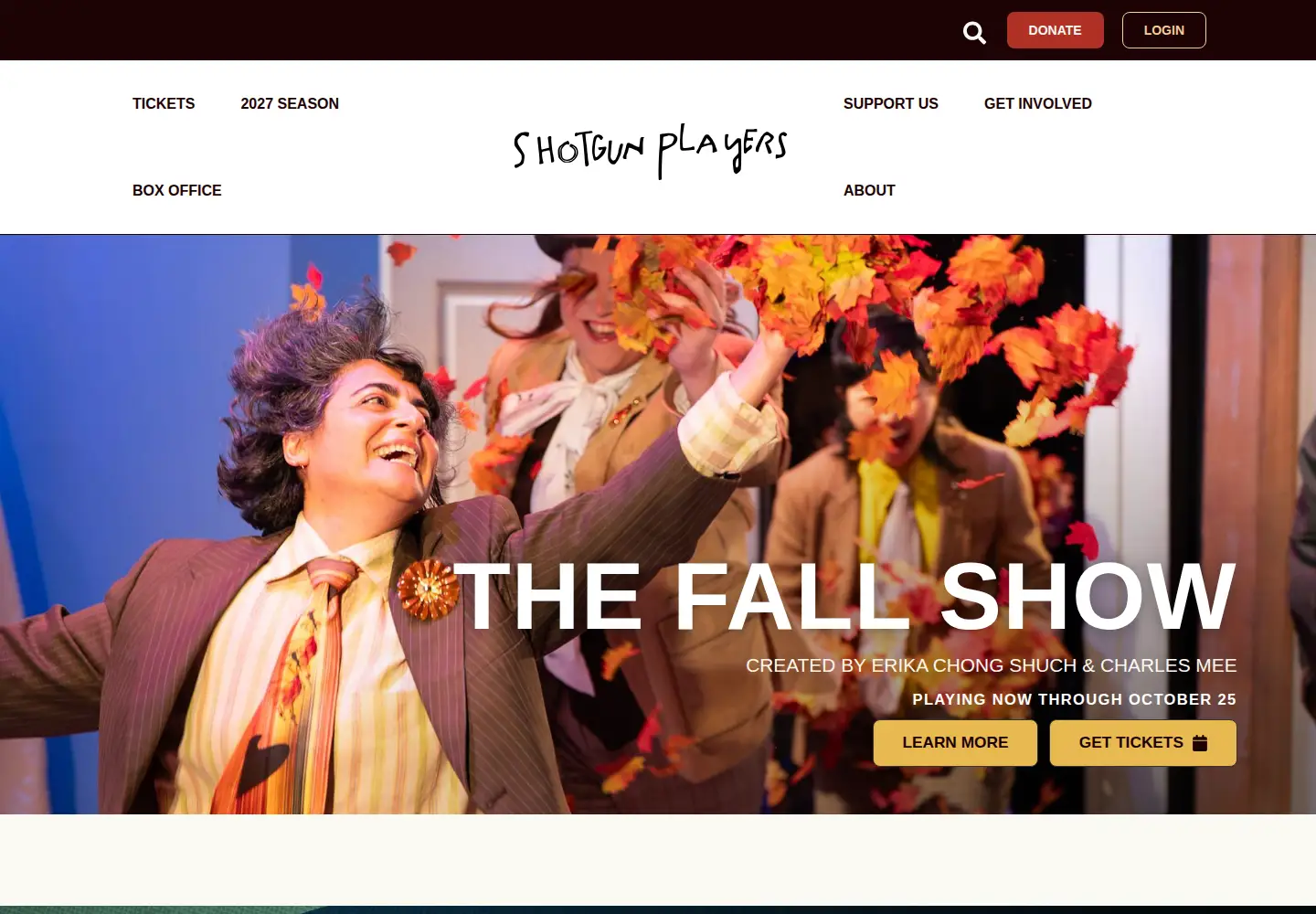 Screenshot of shotgunplayers.org