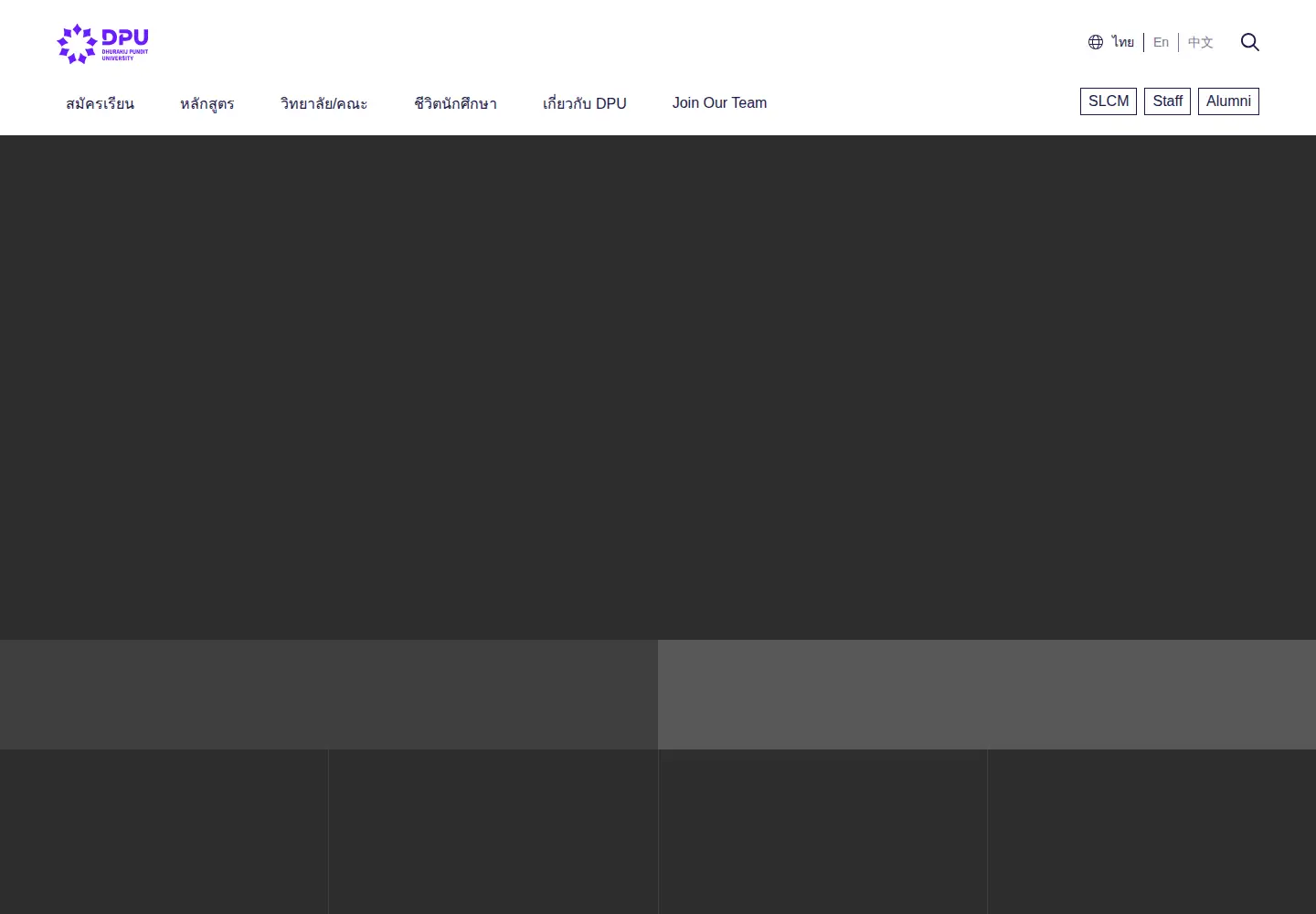 Screenshot of dpu.ac.th