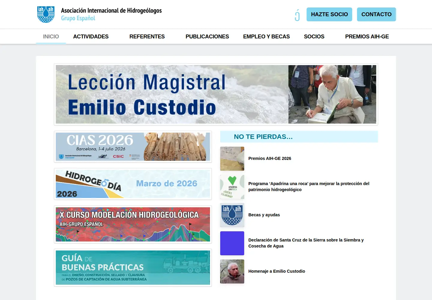 Screenshot of aih-ge.org