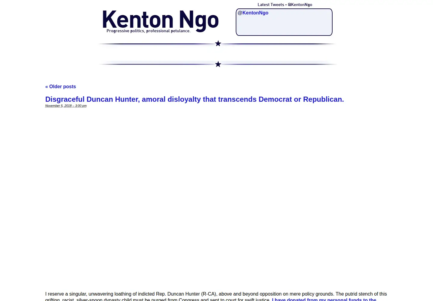 Screenshot of kentonngo.com