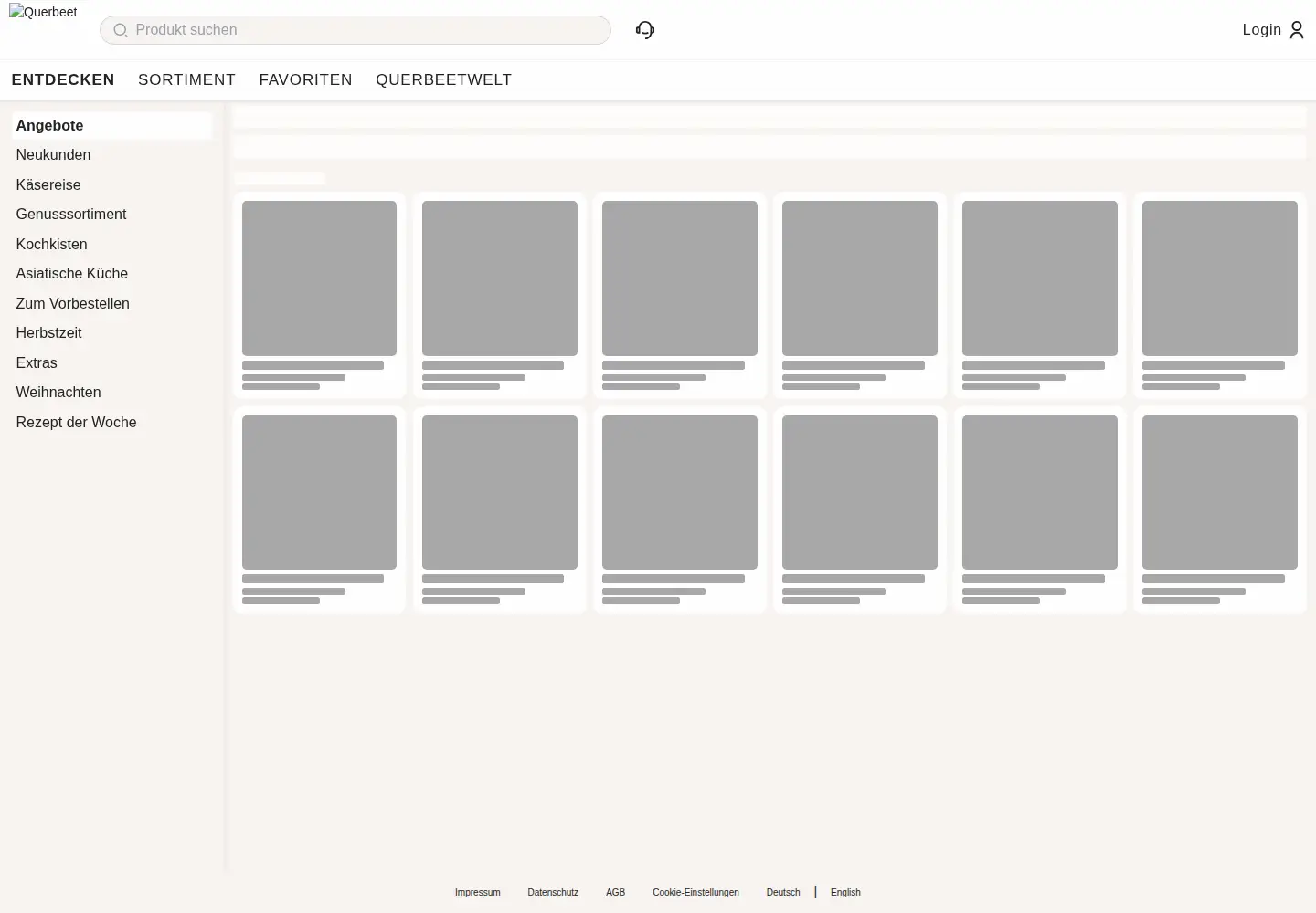 Screenshot of querbeet.de