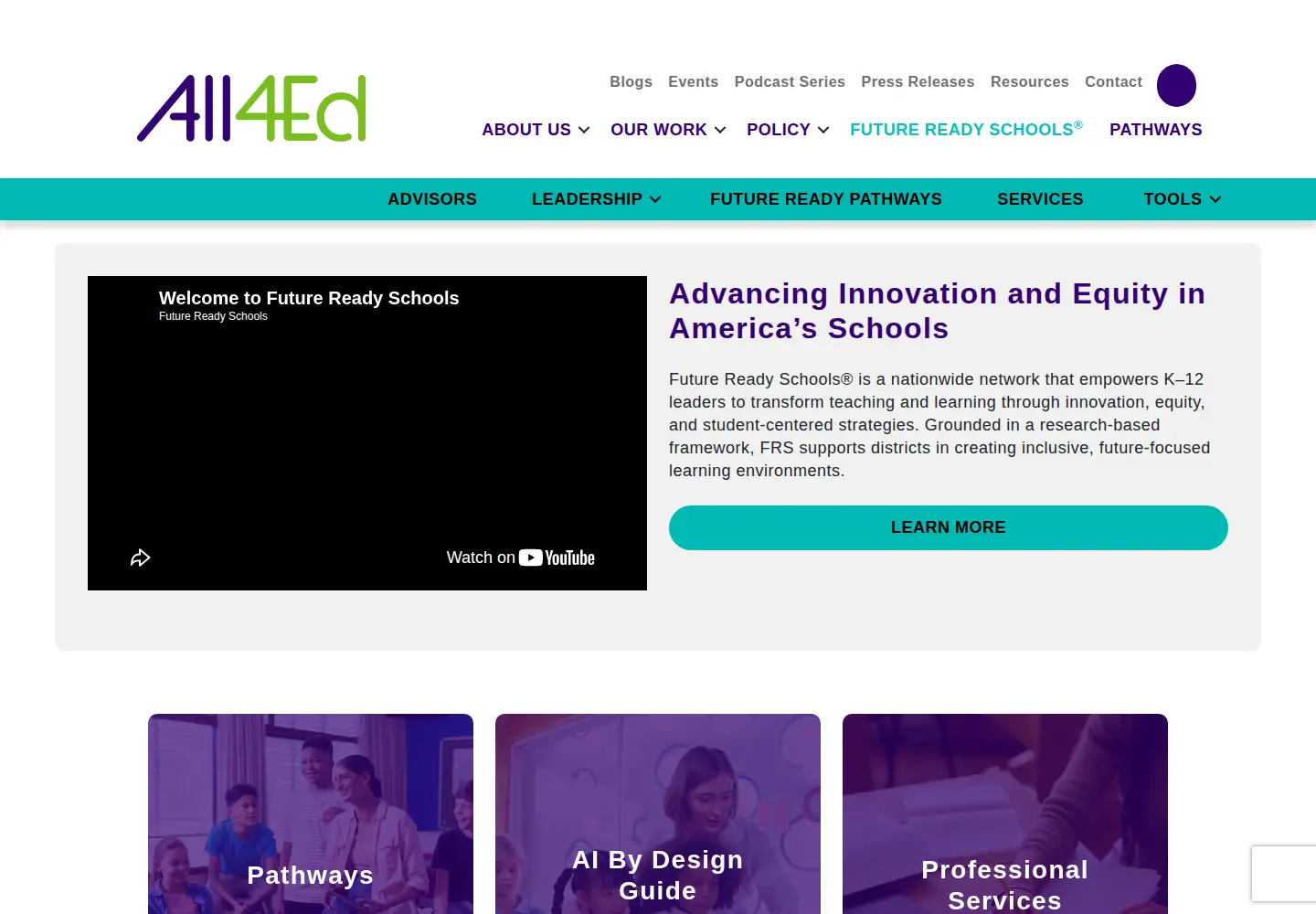 Screenshot of futureready.org