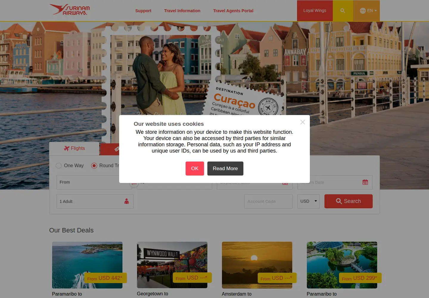 Screenshot of flyslm.com