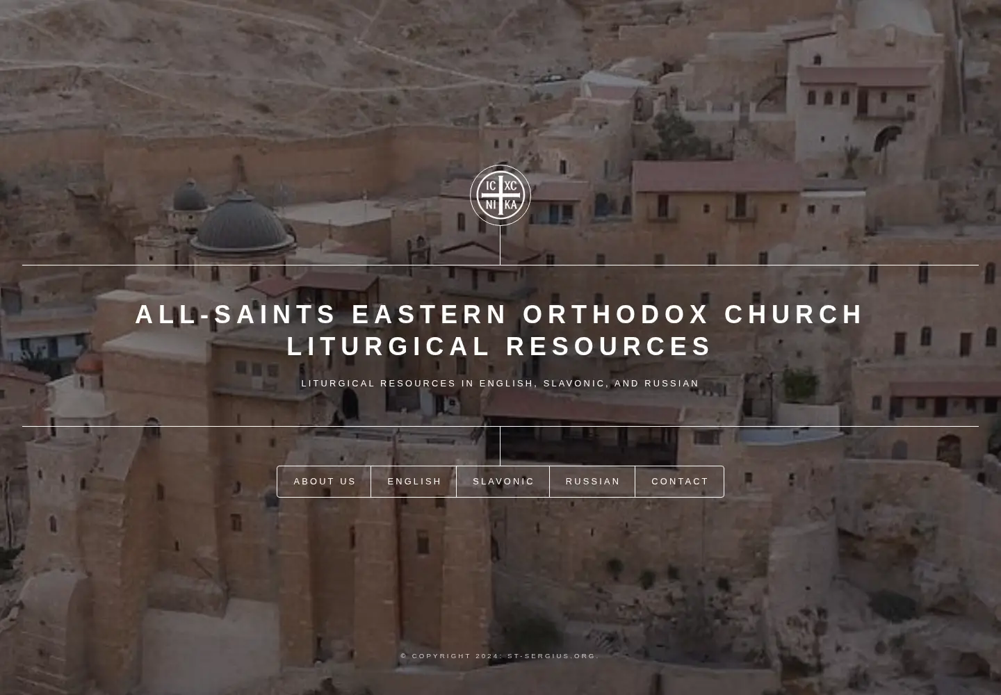 Screenshot of st-sergius.org