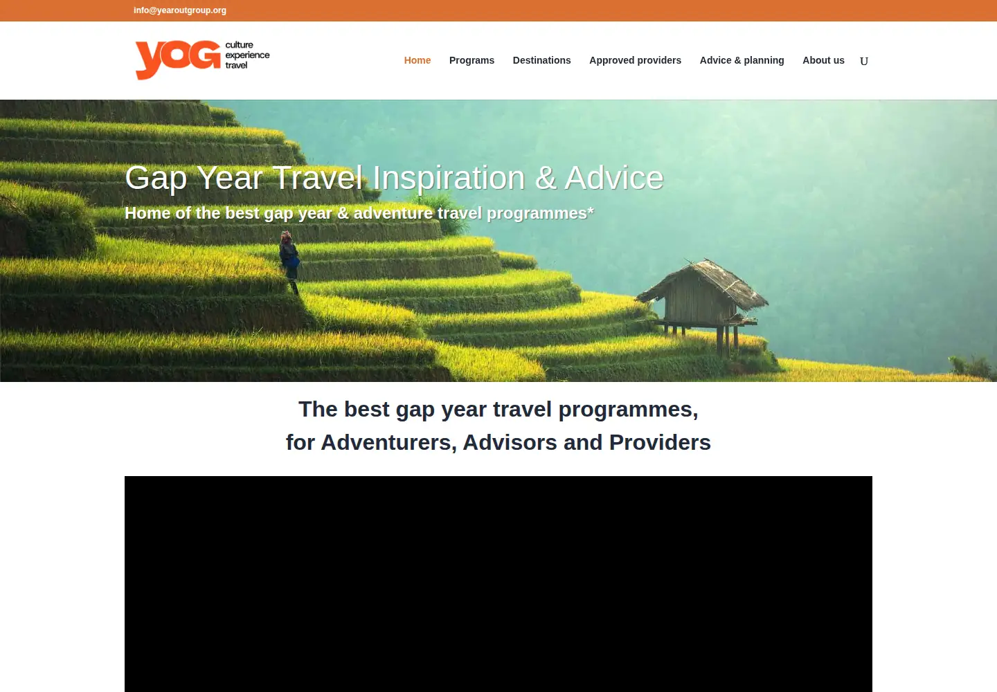 Screenshot of yearoutgroup.org