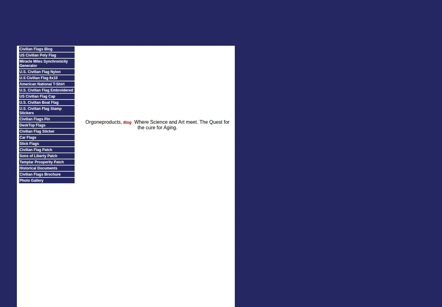 Screenshot of uscivilflags.org