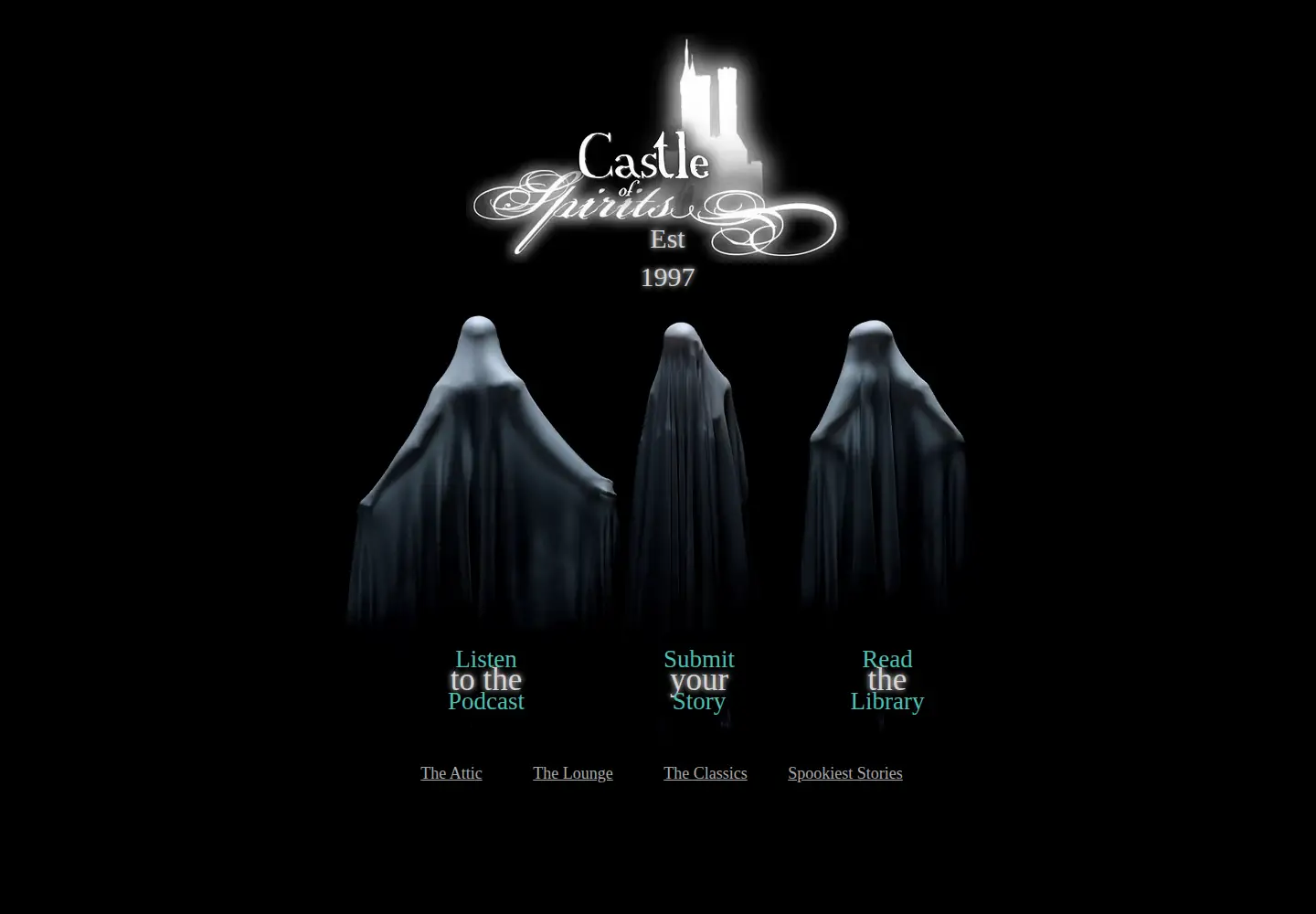 Screenshot of castleofspirits.com