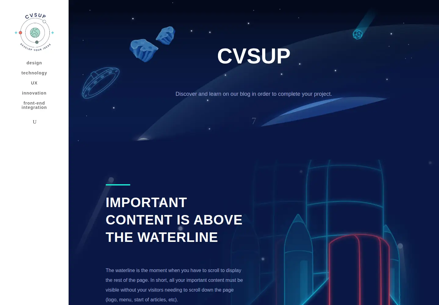 Screenshot of cvsup.org