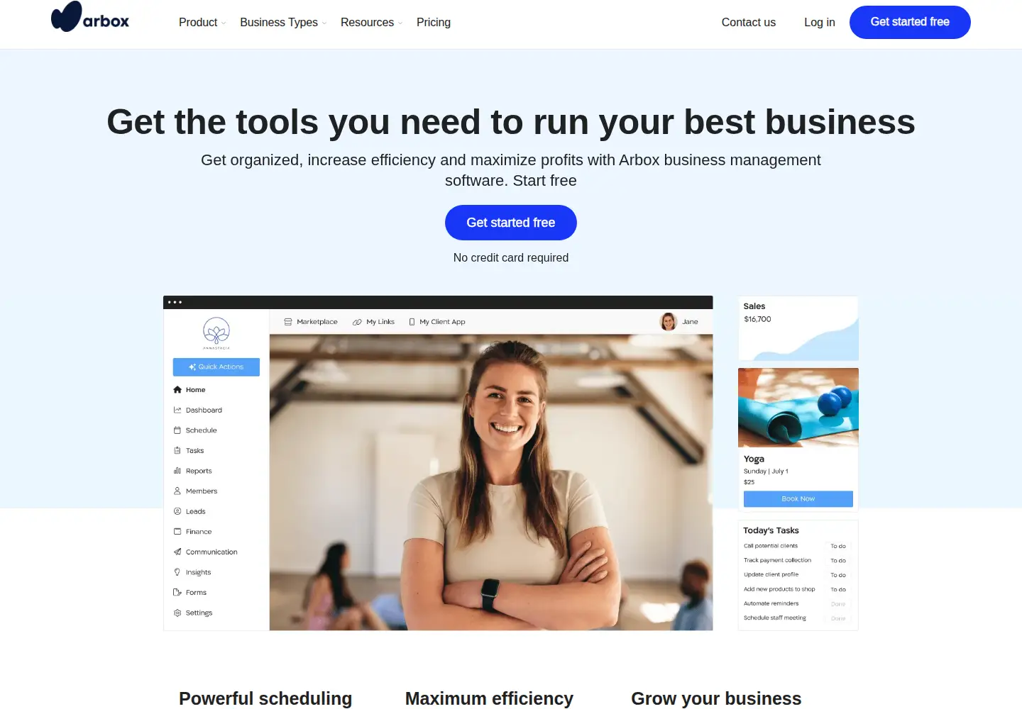 Screenshot of arboxapp.com