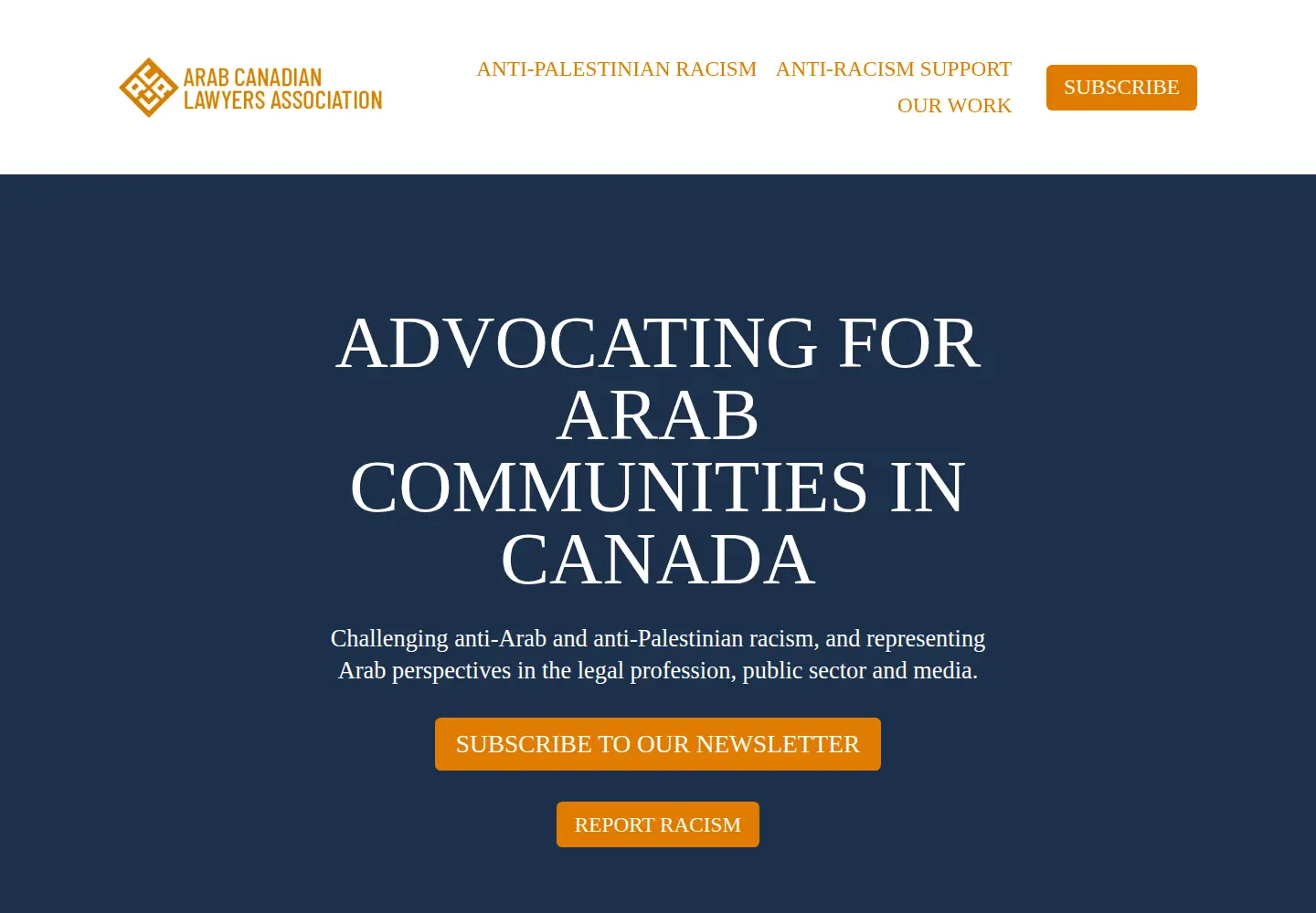 Screenshot of canarablaw.org