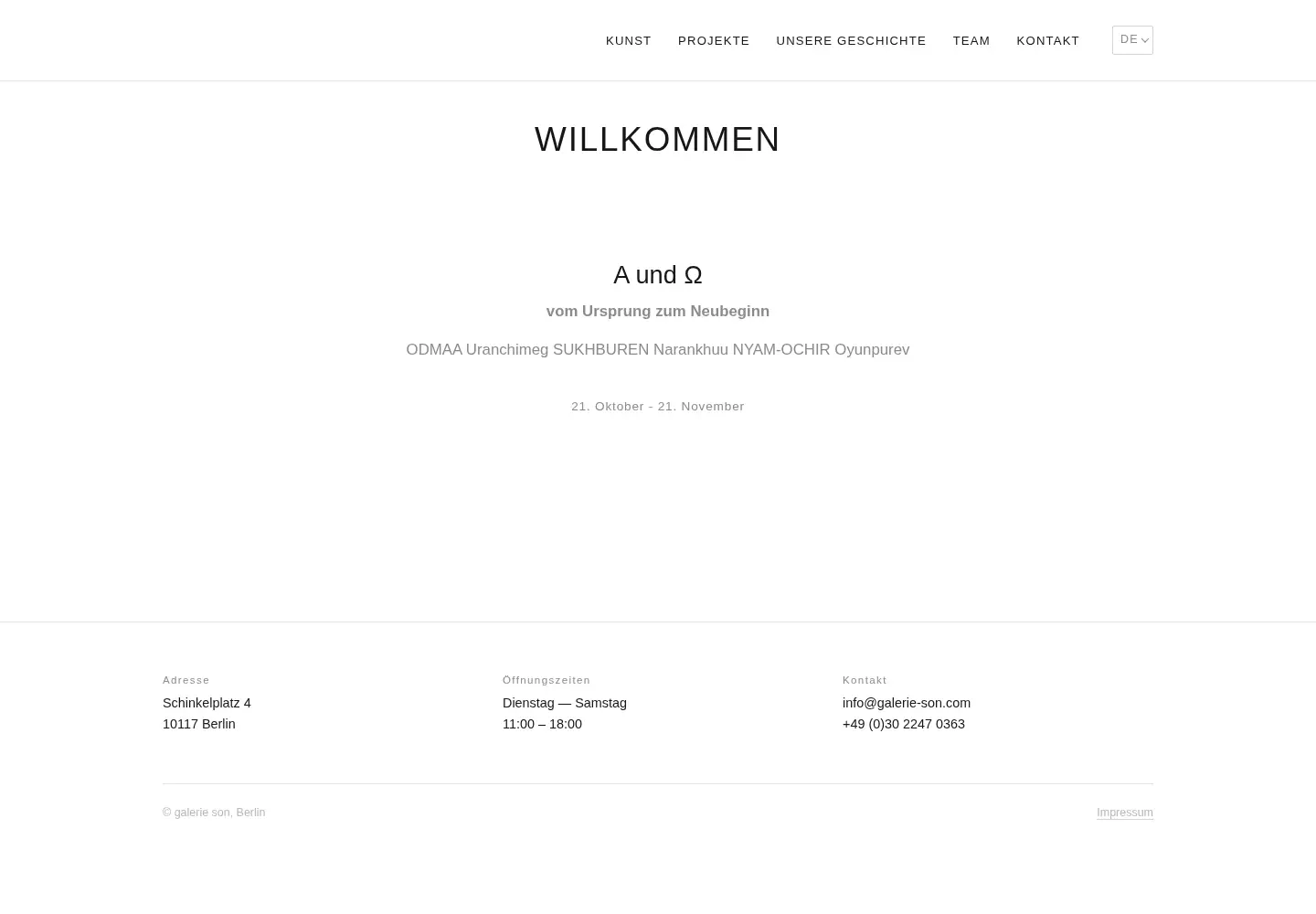 Screenshot of galerie-son.com
