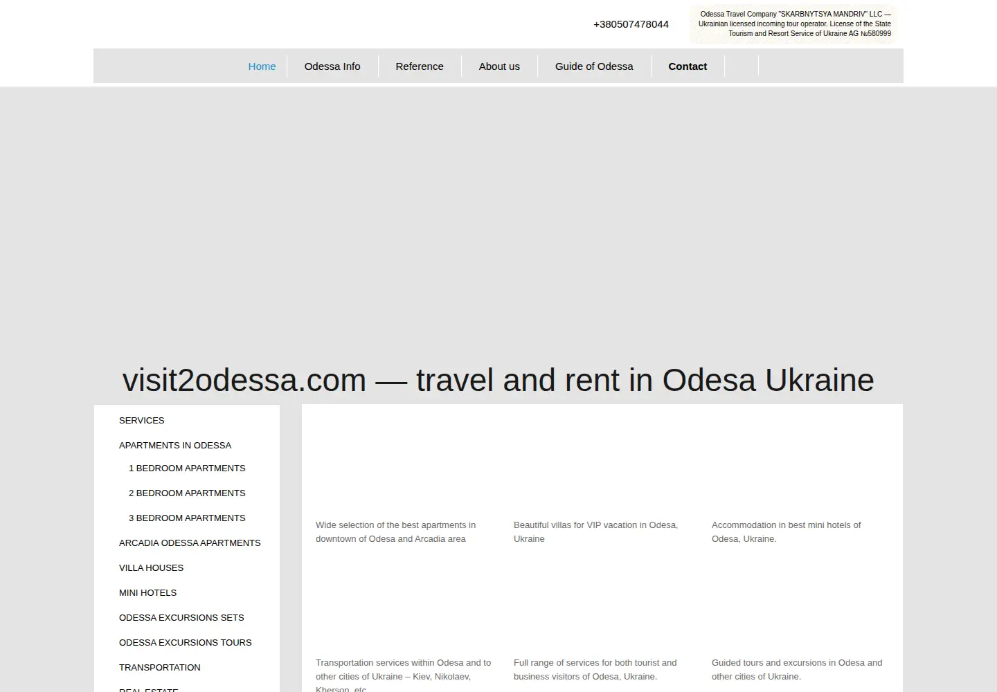 Screenshot of visit2odessa.com