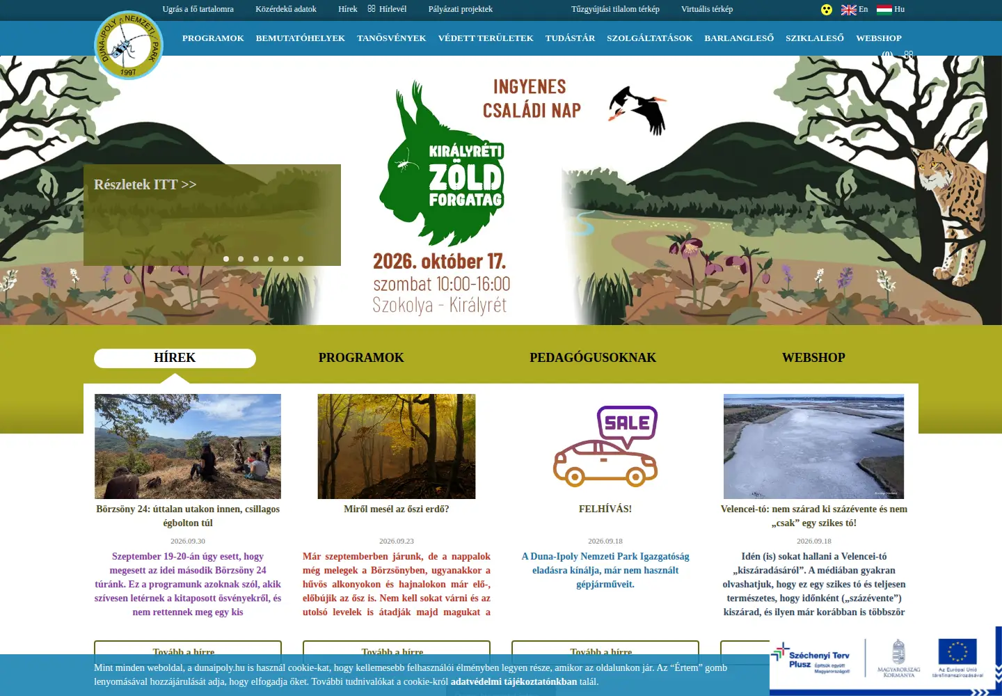 Screenshot of dunaipoly.hu