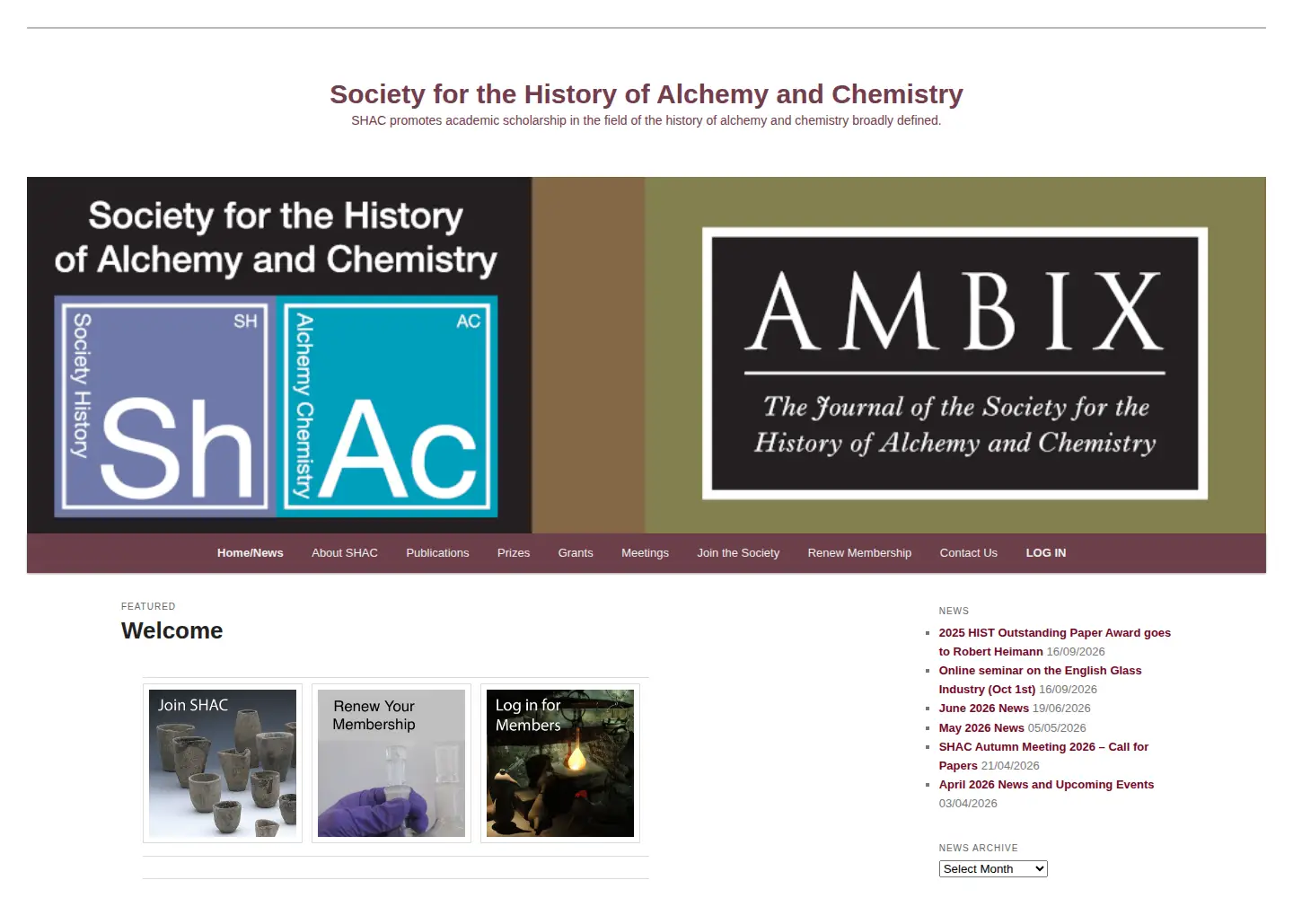 Screenshot of ambix.org