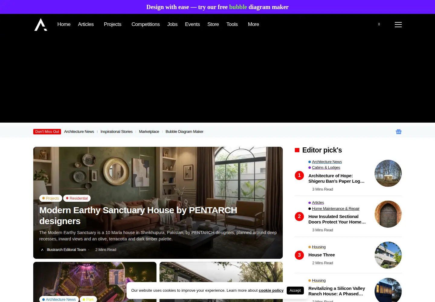Screenshot of illustrarch.com