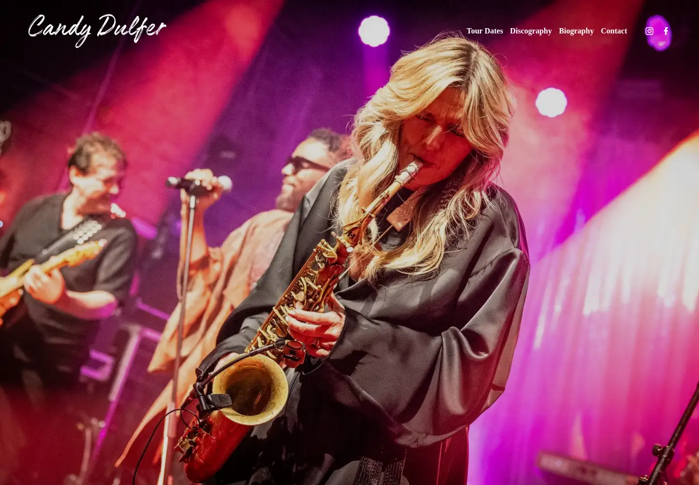 Screenshot of candydulfer.nl