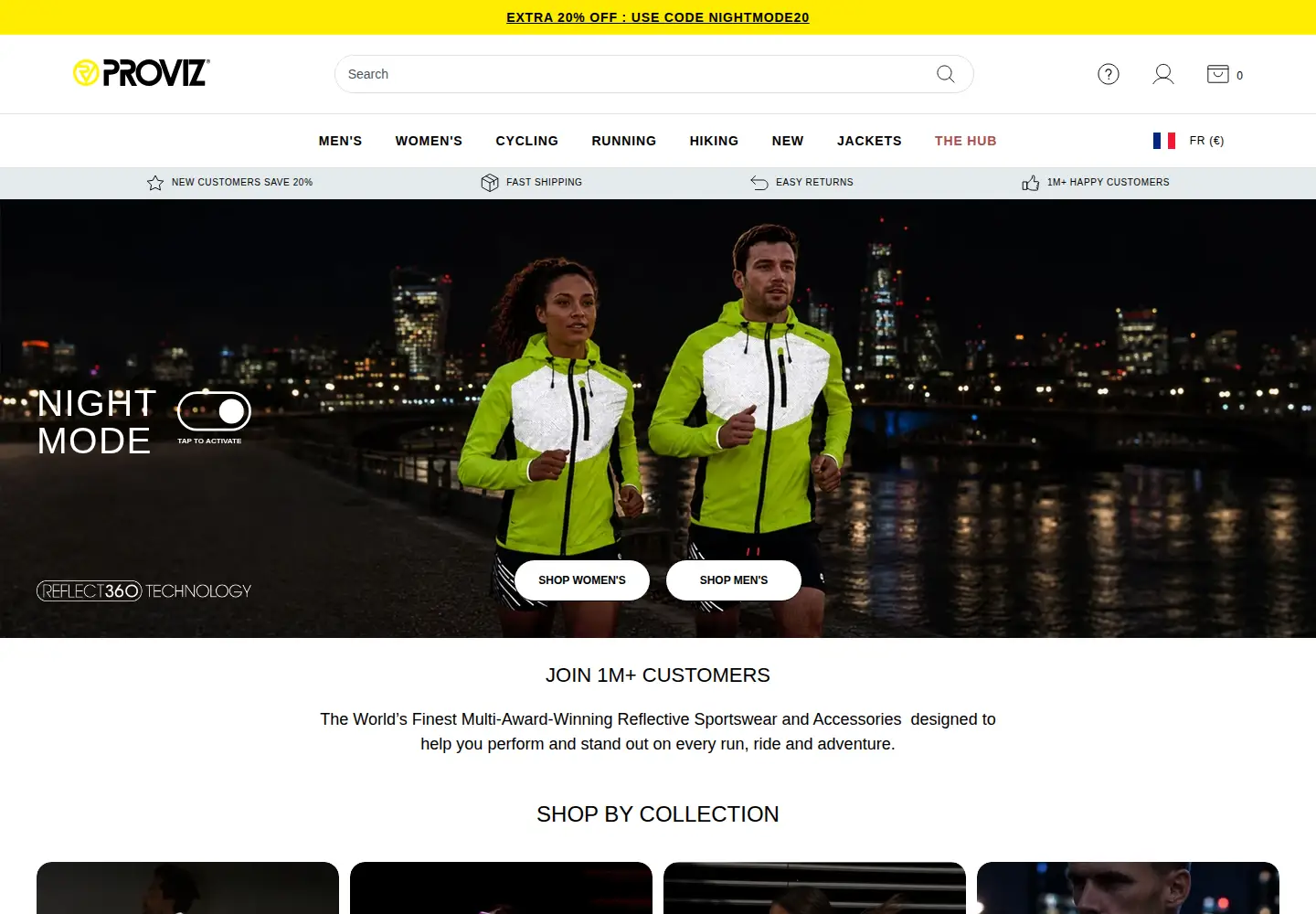 Screenshot of provizsports.com