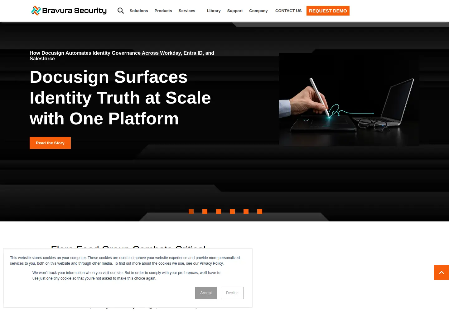 Screenshot of hitachi-id.com