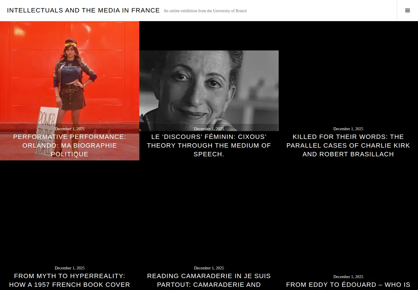 Screenshot of intellectualsandthemedia.org